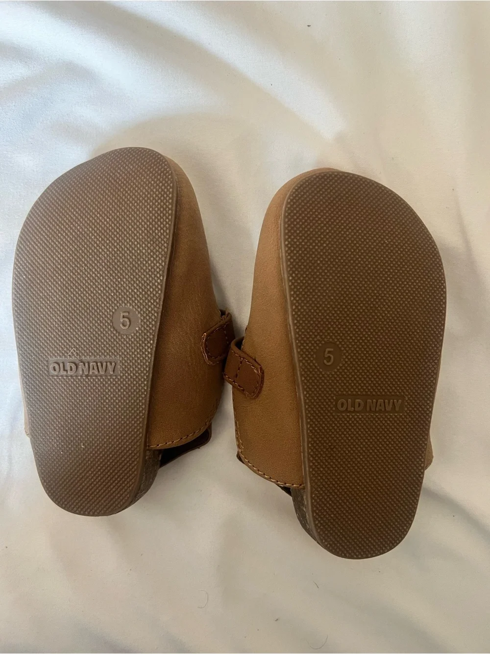Old Navy Baby Brown Faux-Leather Slippers